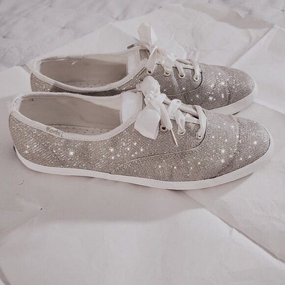 kate spade Shoes - KATE SPADE Keds Shimmery Light Gold Keds- Limited Edition 8.5US